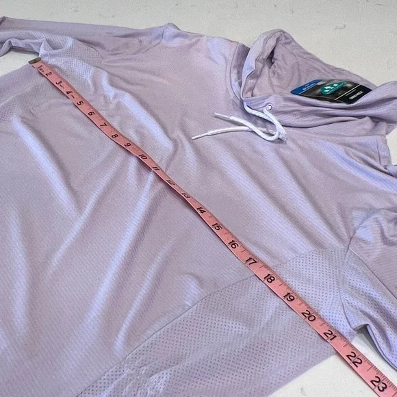 Columbia Omni-Wick Pale Lilac Cowl Neck Long Sleeve Activewear Shirt XXL NWT - Picture 8 of 11